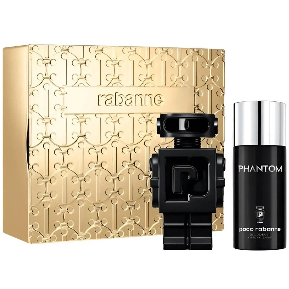 Paco Rabanne Parfümset Set Paco Rabanne: Phantom, Eau De Parfum, For Men, 100 ml + Phantom, Deodorant Spray, For Men, 150 ml 