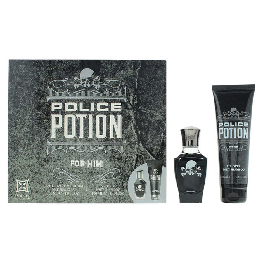 Police Parfümset Set Police: Potion, Eau De Parfum, For Men, 30 ml + Potion, Hydrating, Body Lotion, 100 ml Regular
