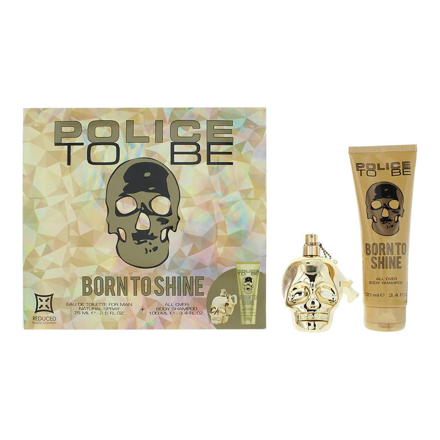Police Parfümset Set Police: To Be Born To Shine, Eau De Toilette, For Men, 75 ml + To Be Born To Shine, Shower Gel & Shampoo