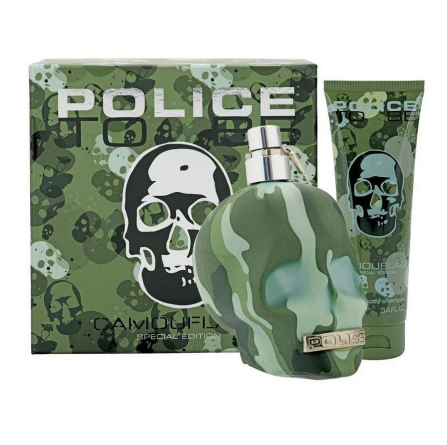 Police Parfümset Set Police: To Be Camouflage, Eau De Toilette, For Men, 75 ml + To Be Camouflage, Hydrating, Body Lotion, 10