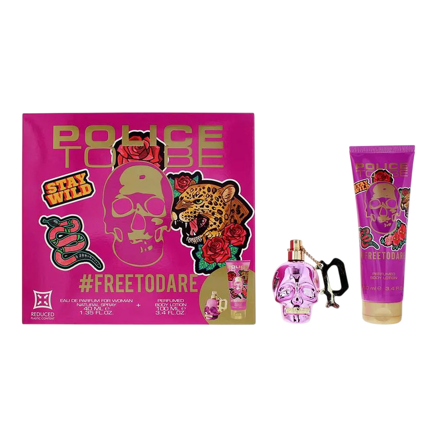 Police Parfümset Set Police: To Be Free To Dare, Hydrating, Body Lotion, 100 ml + To Be Free To Dare, Eau De Parfum, For Wome