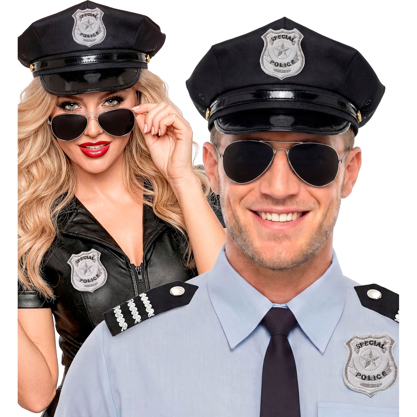"SET POLIZIST" (Hut, Brille, Dienstmarke) – Ansicht 3