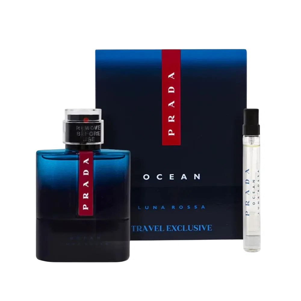 Prada Parfümset Set Prada: Luna Rossa Ocean, Eau De Toilette, For Men, 100 ml + Luna Rossa Ocean, Eau De Toilette, For Men, 1