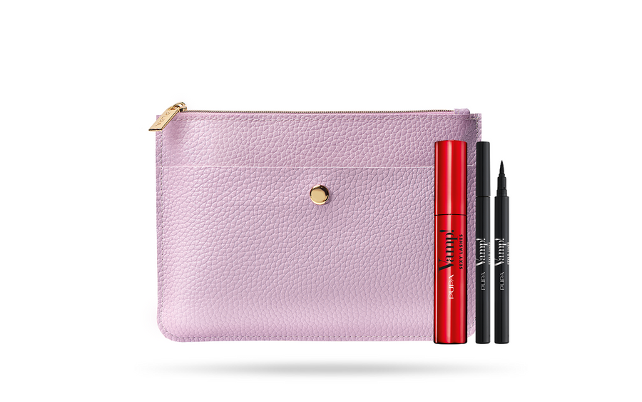Pupa Augen-Make-up-Set mit schwarzem Liquid Eyeliner und Vamp Sexy Lashes Mascara