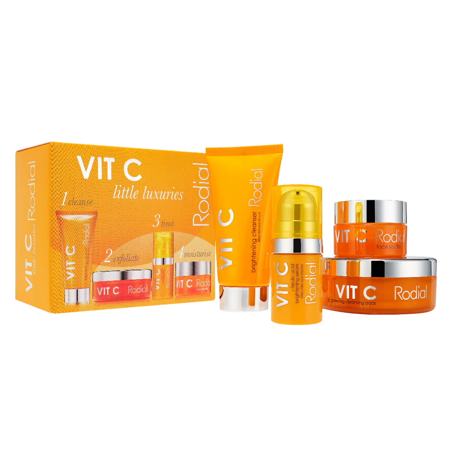 Rodial Hautpflegeset Set Rodial: Vit C, Brightening, Serum, For Face, 5 ml + Vit C, Brightening, Cleansing Pads, 20 pcs + Vit