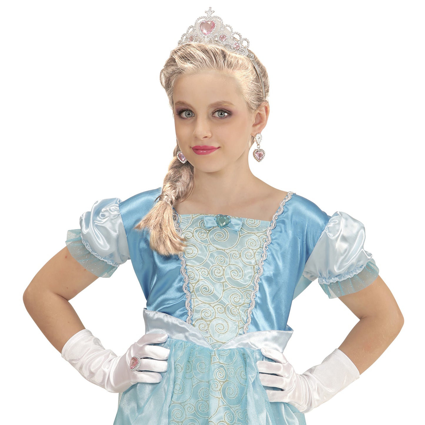 "SET SCHNEEPRINZESSIN" (Tiara, Handschuhe, Ring) – Ansicht 3