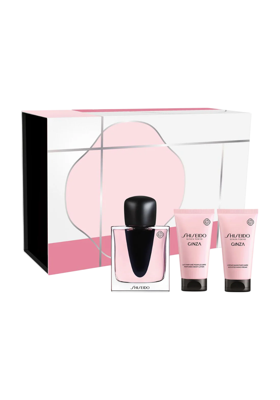 Shiseido Parfümset Set Shiseido: Ginza, Eau De Parfum, For Women, 50 ml + Ginza, Moisturizing, Body Lotion, 50 ml + Ginza, Hy