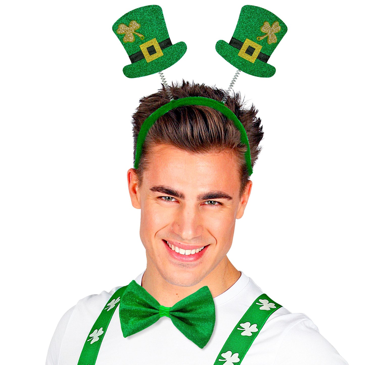 "SET ST. PATRICK'S DAY" (HAARREIF MIT MINIZYLINDER & FLIEGE) – Ansicht 3
