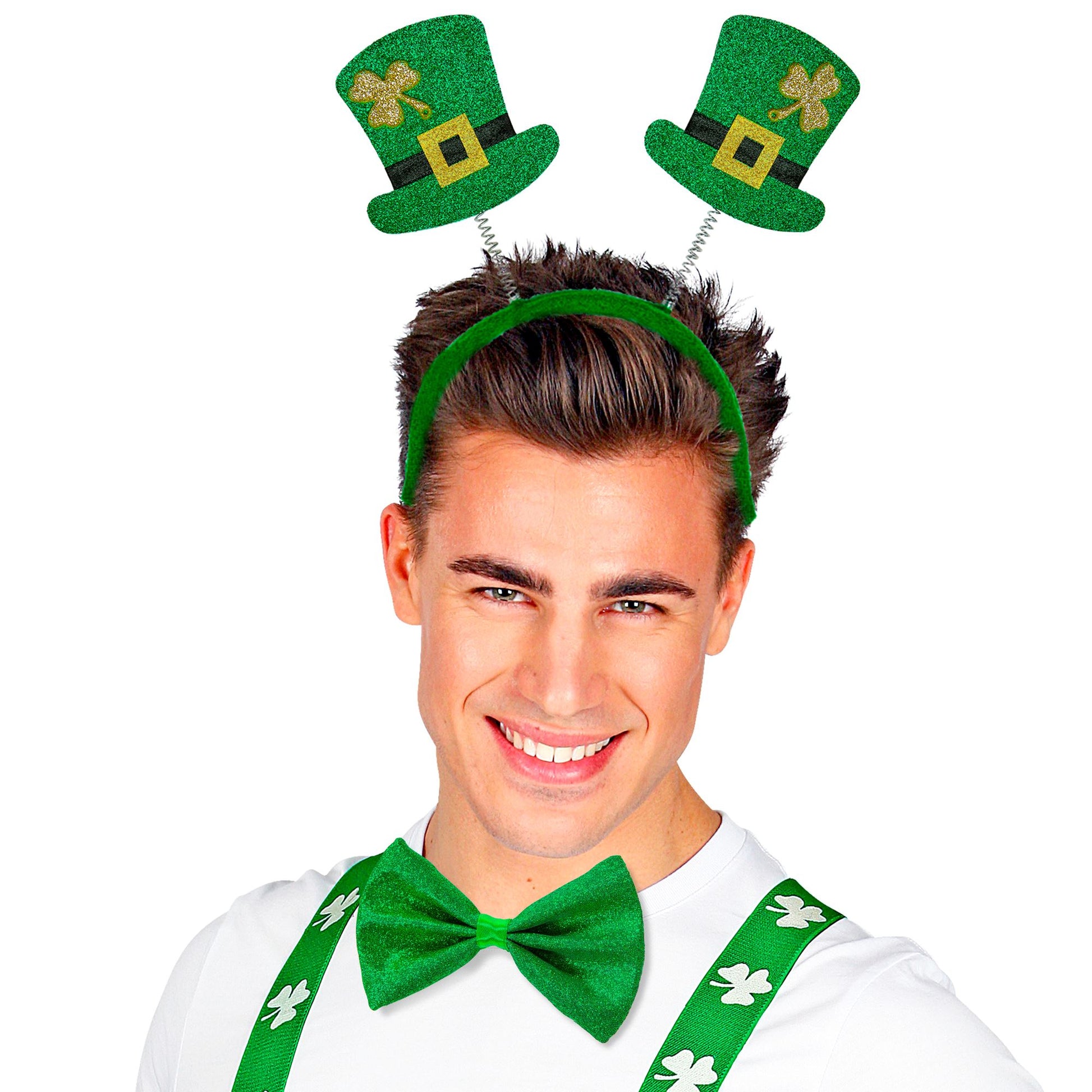 "SET ST. PATRICK'S DAY" (HAARREIF MIT MINIZYLINDER & FLIEGE) – Ansicht 3