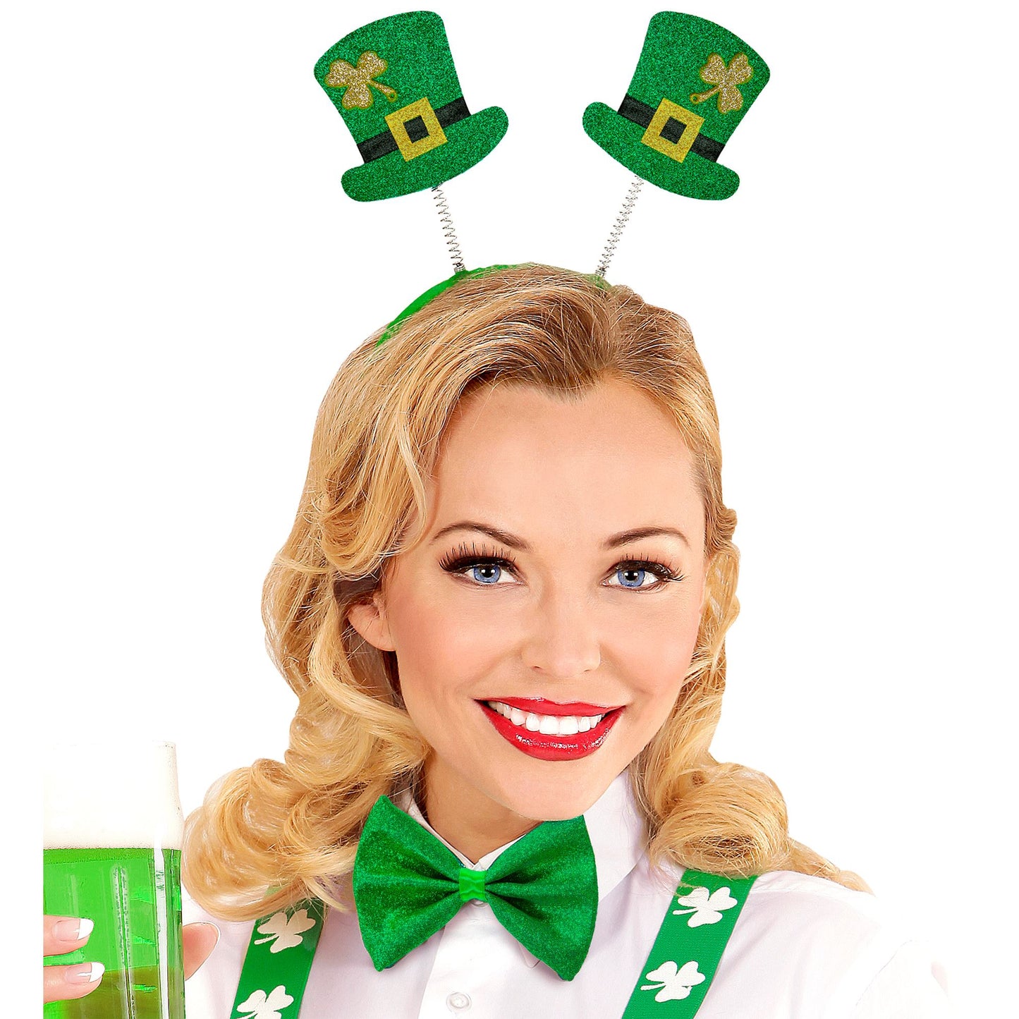 "SET ST. PATRICK'S DAY" (HAARREIF MIT MINIZYLINDER & FLIEGE) – Ansicht 4