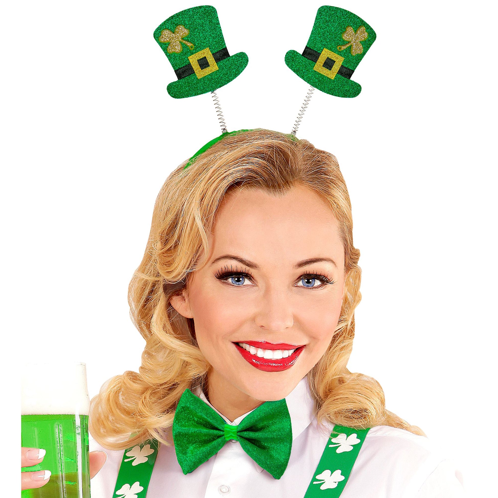 "SET ST. PATRICK'S DAY" (HAARREIF MIT MINIZYLINDER & FLIEGE) – Ansicht 4