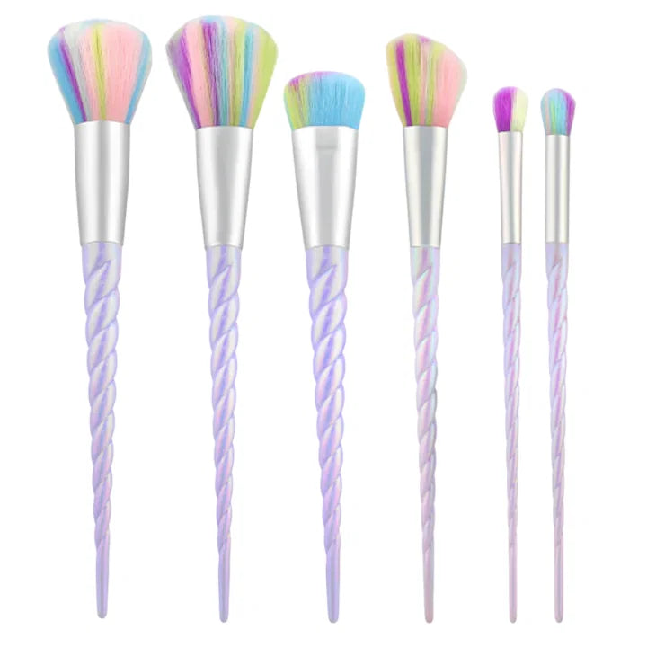Set, Tools4Beauty, Unicorn, Multi Face Brush, 6 pcs