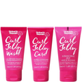 Set Umberto Giannini: Curl Jelly, Hair Styling Gel, Curl Definition & Frizz Control, Medium Hold, 50 ml + Curl Jelly, Hair Shampoo, Curl Defining, 50 ml + Curl Jelly, Hair Conditioner, Curl Defining, 50 ml