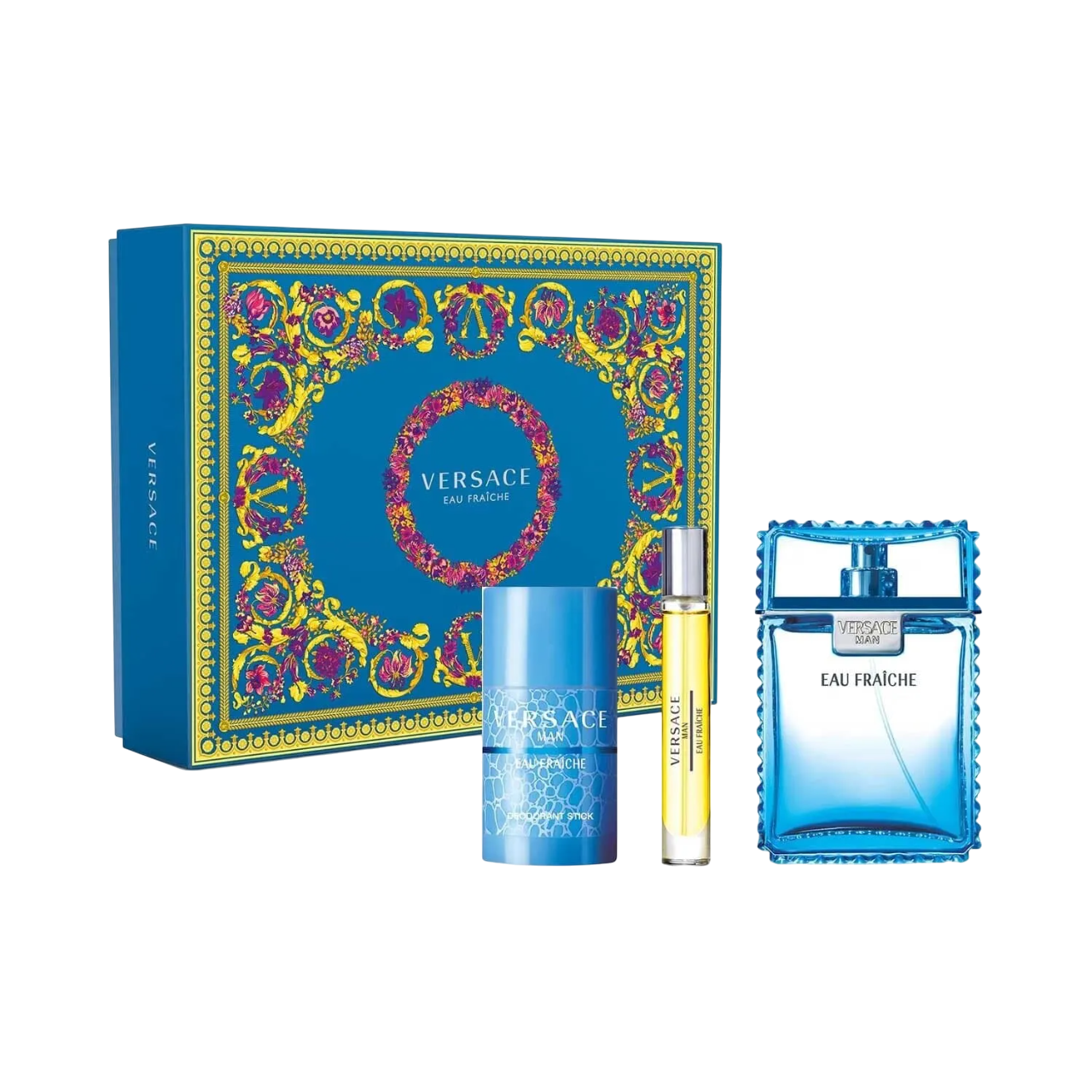 Versace Eau Fraîche Geschenkset für Herren mit Eau de Toilette und Deodorant Stick