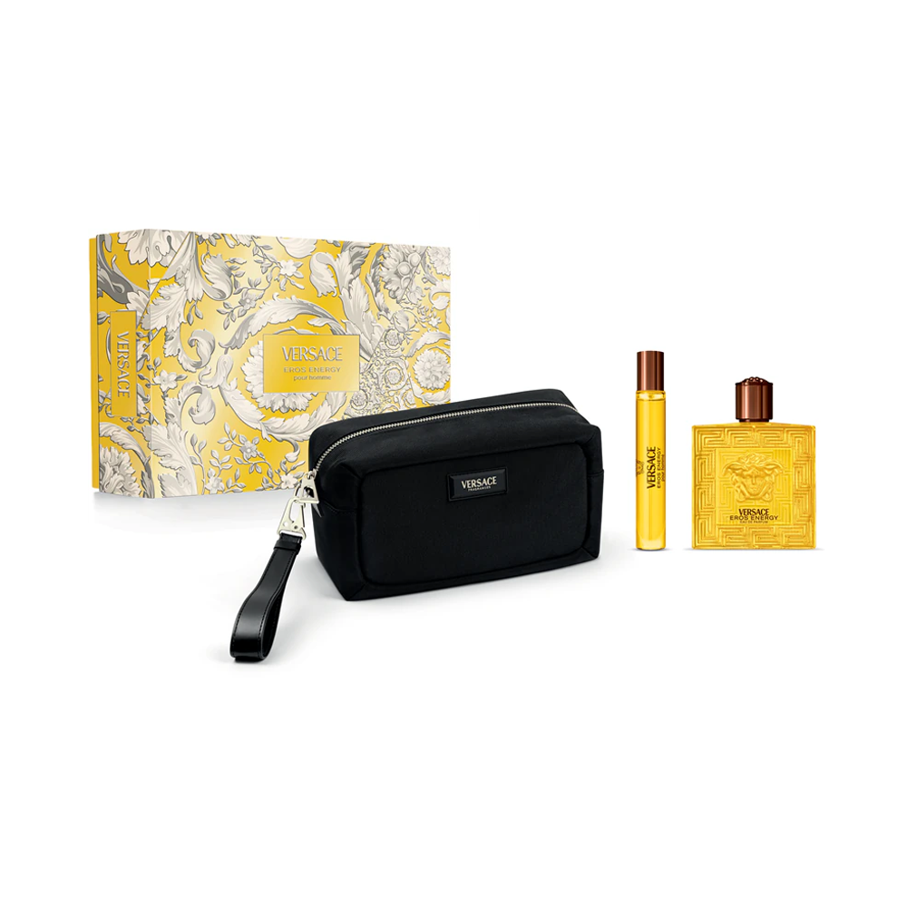 Set Versace: Eros Energy, Eau De Parfum, For Men, 100 ml + Eros Energy, Eau De Parfum, For Men, 10 ml +