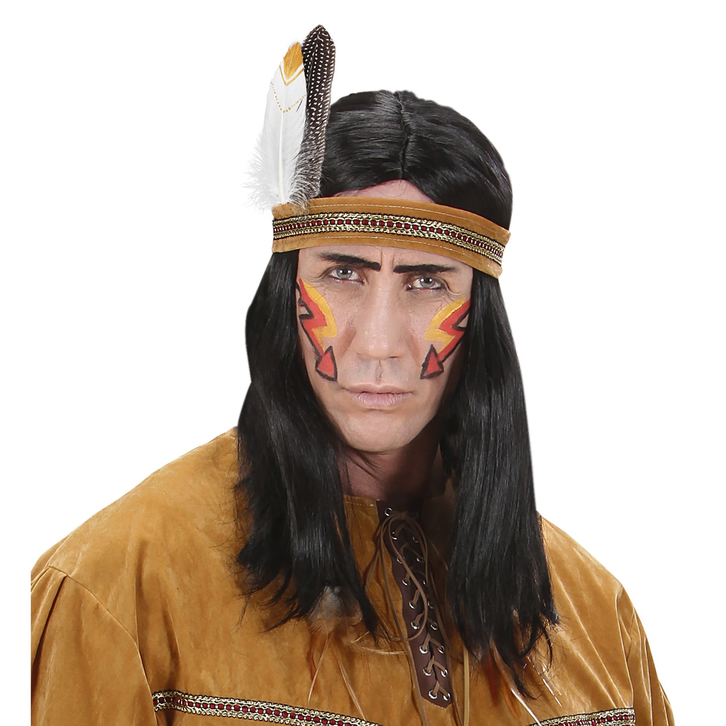 "SET VON 12 INDIANERFEDERN" 2 Farben sortiert – Ansicht 4