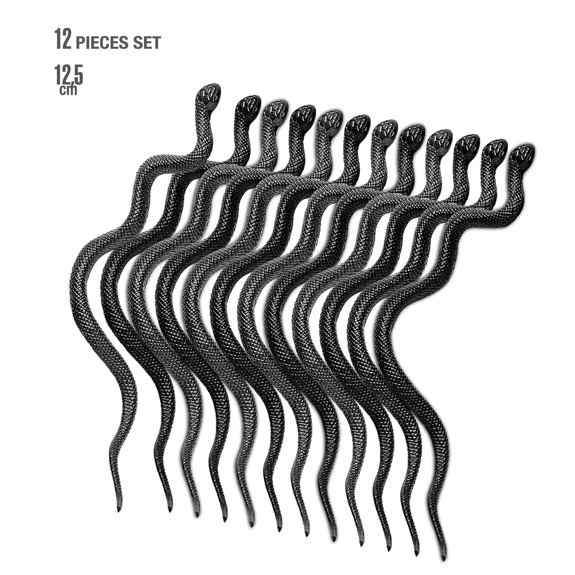 Set von "12 SCHLANGEN" 12,5 cm – Vorderansicht