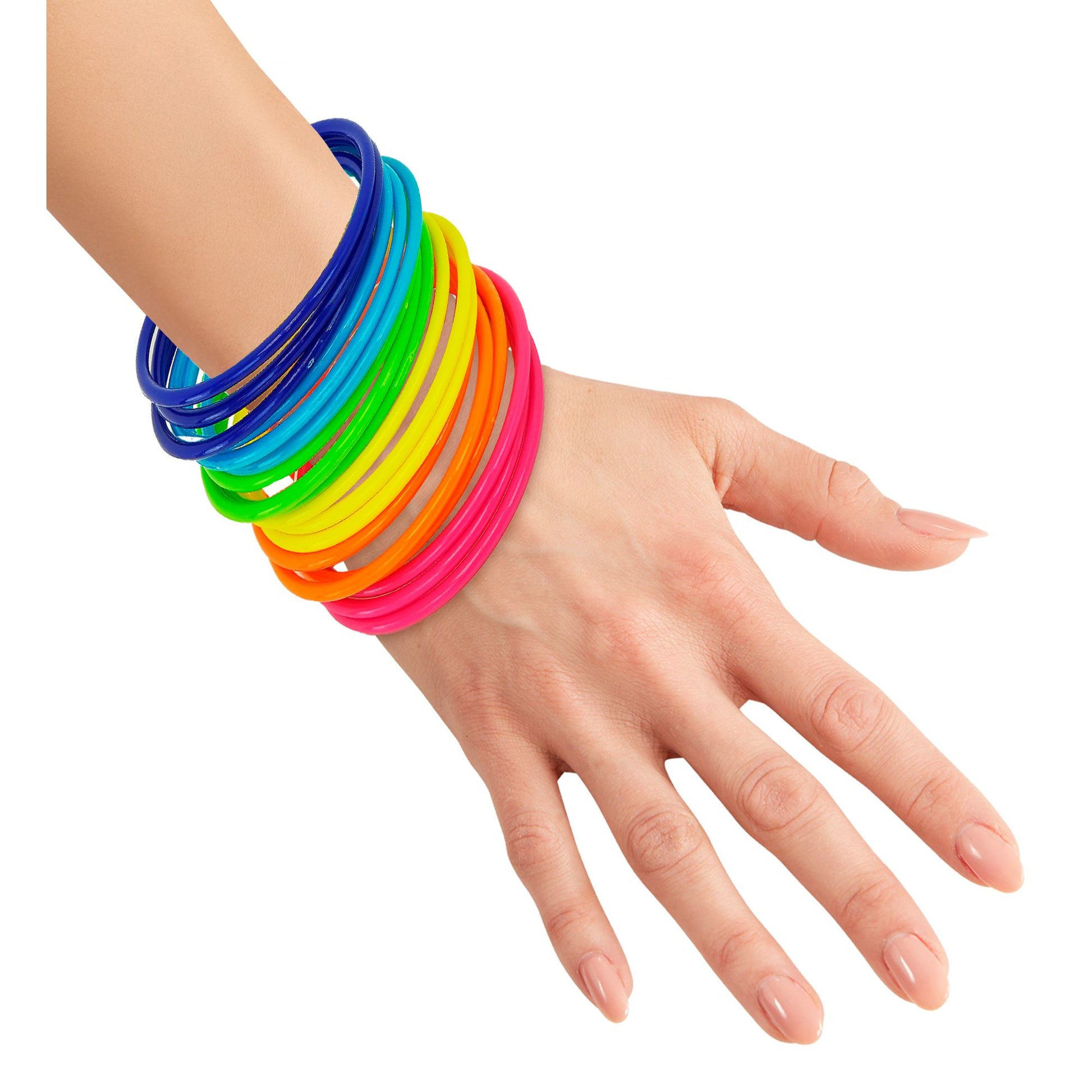 "Set von 18 MULTICOLOR ARMREIFEN" – Ansicht 3
