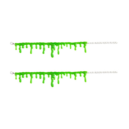 "Set von 2 ARMBÄNDERN MIT TROPFEN AUS SLIME" – Vorderansicht