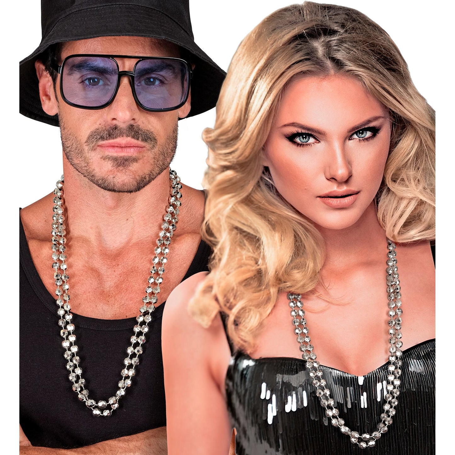 "SET VON 2 DISCO KETTEN" 40 cm – Ansicht 4