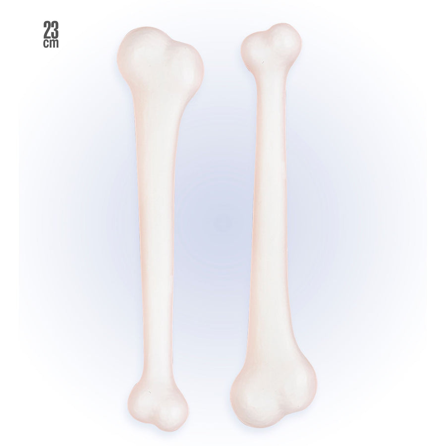 "Set von 2 KNOCHEN" 23 cm – Vorderansicht