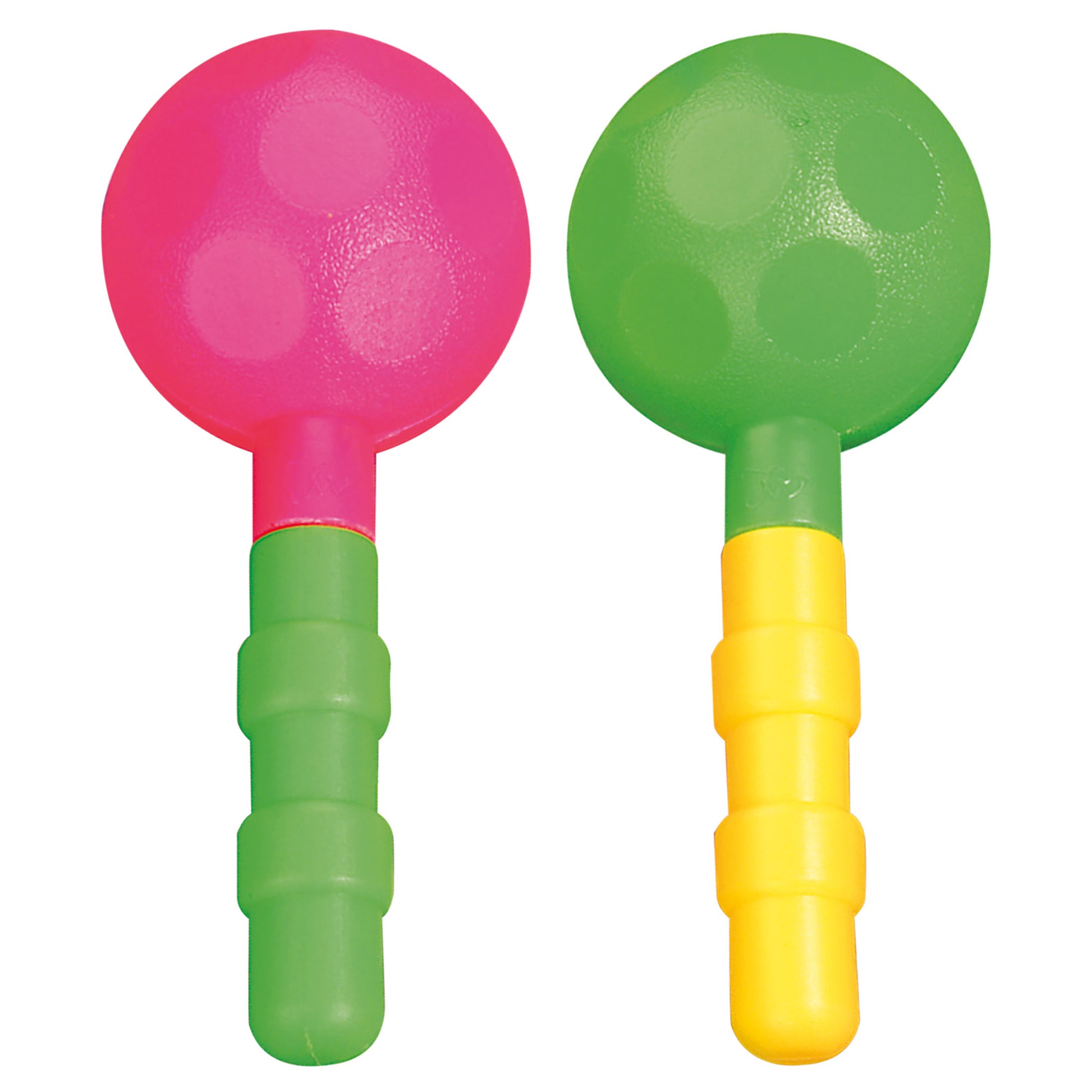 "Set von 2 MARACAS" Farbsortiert – Vorderansicht