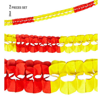 "Set von 2 SPANIEN BOAGIRLANDEN" 3 m - Ø 8 cm – Vorderansicht