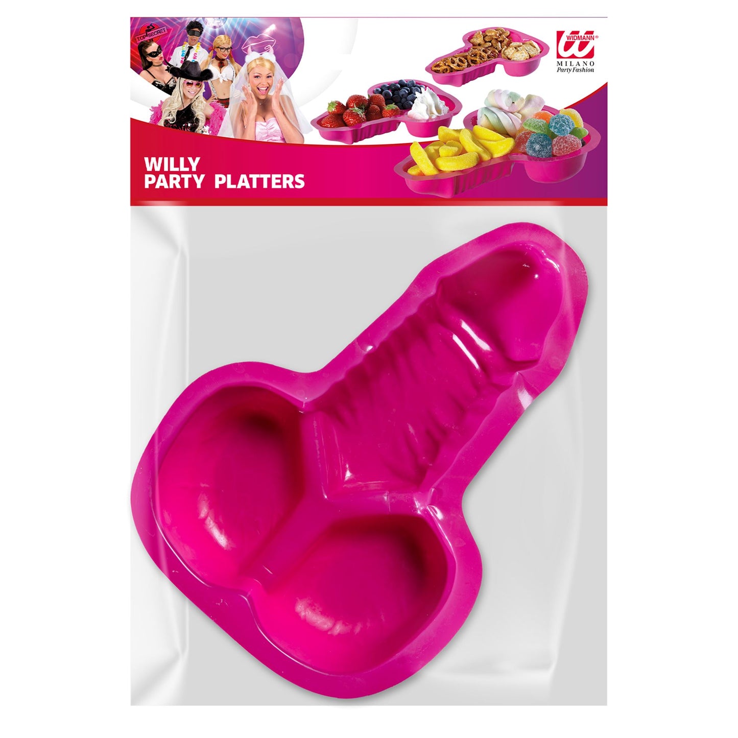 "Set von 2 WILLY PARTY TELLERN" – Detailansicht
