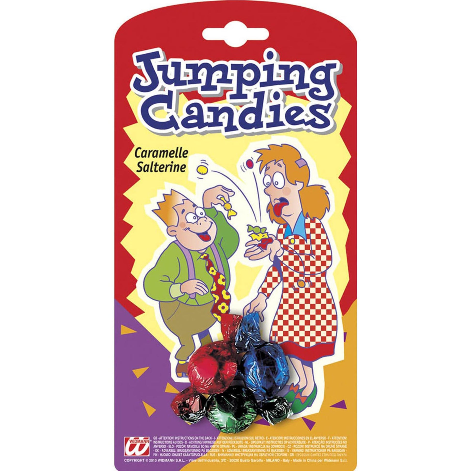 "Set von 3 SPRINGENDEN BONBONS" – Vorderansicht