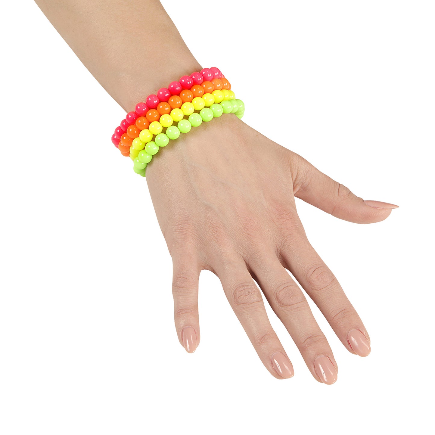 "Set von 4 ARMBÄNDERN IN NEONFARBEN" – Ansicht 3