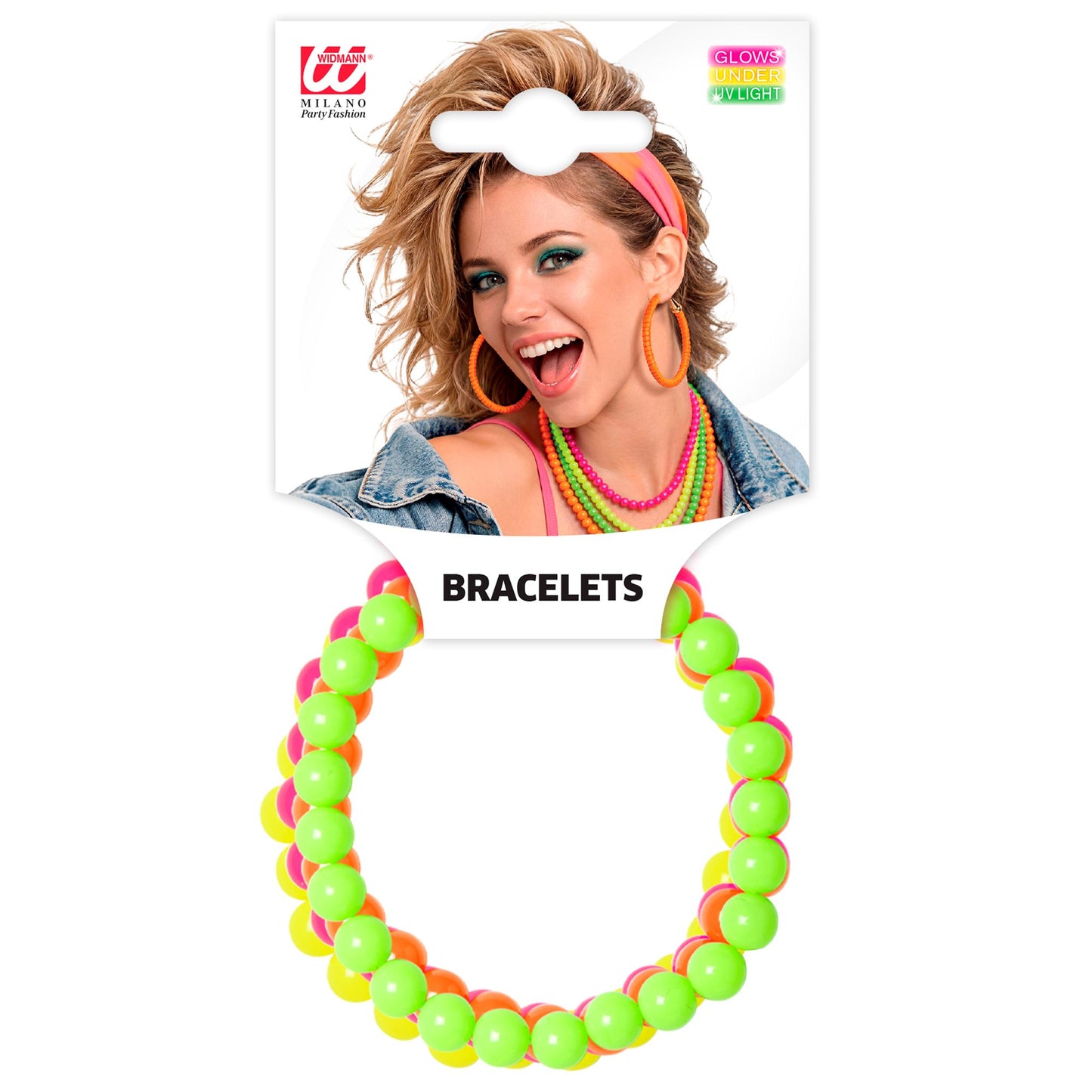 "Set von 4 ARMBÄNDERN IN NEONFARBEN" – Ansicht 4