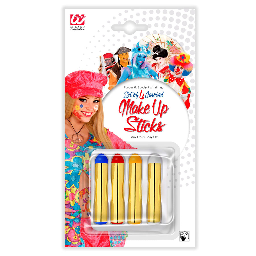 "SET VON 4 GROßEN SCHMINKSTIFTEN" - 21 ml – Vorderansicht