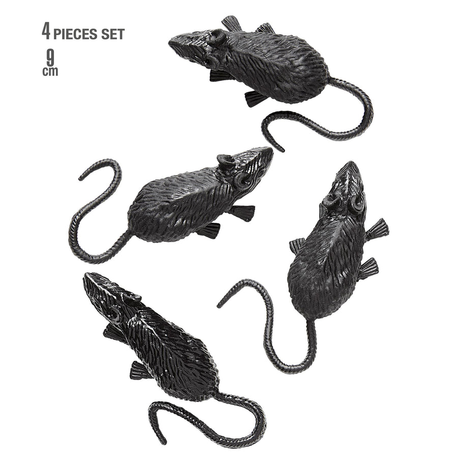 Set von "4 MÄUSEN" 9 cm – Vorderansicht