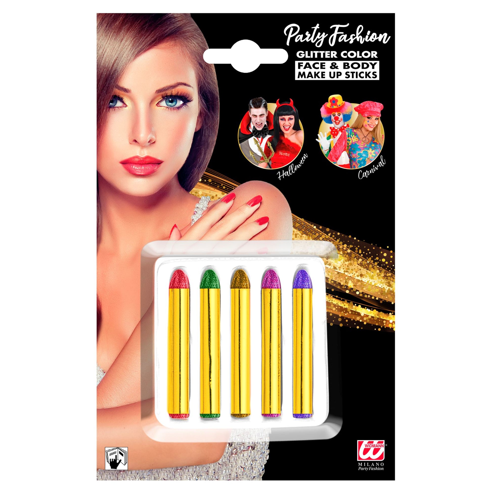 "Set von 5 SCHMINKSTIFTEN" - 11 ml – Vorderansicht