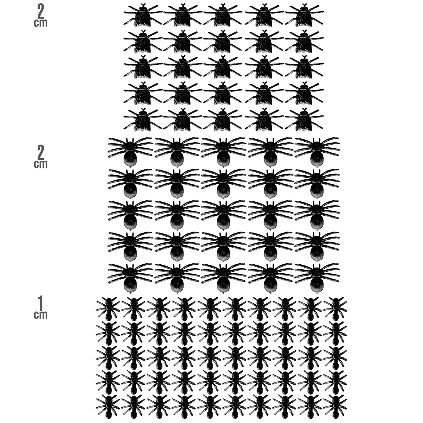 "Set von 50 AMEISEN, 25 SPINNEN UND 25 FLIEGEN" – Ansicht 3