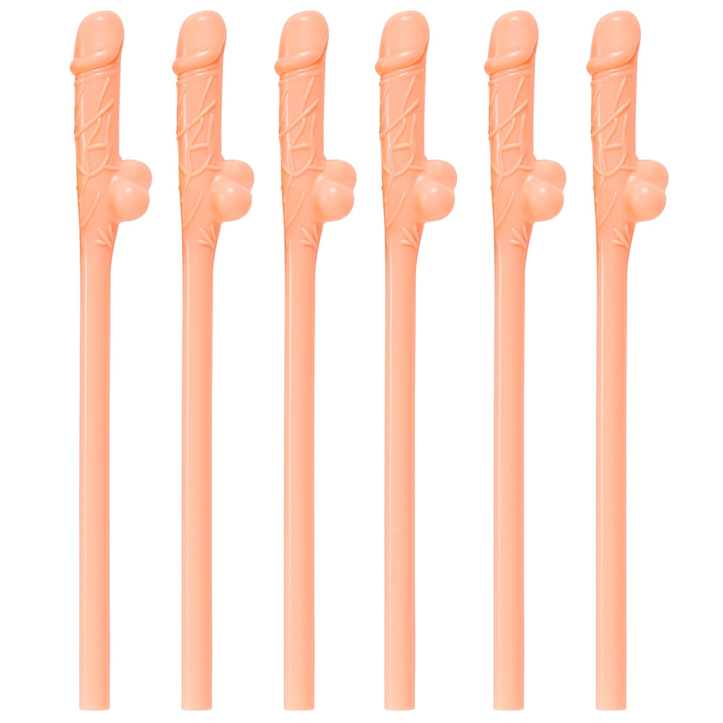 "Set von 6 WILLY STROHHALMEN" – Vorderansicht