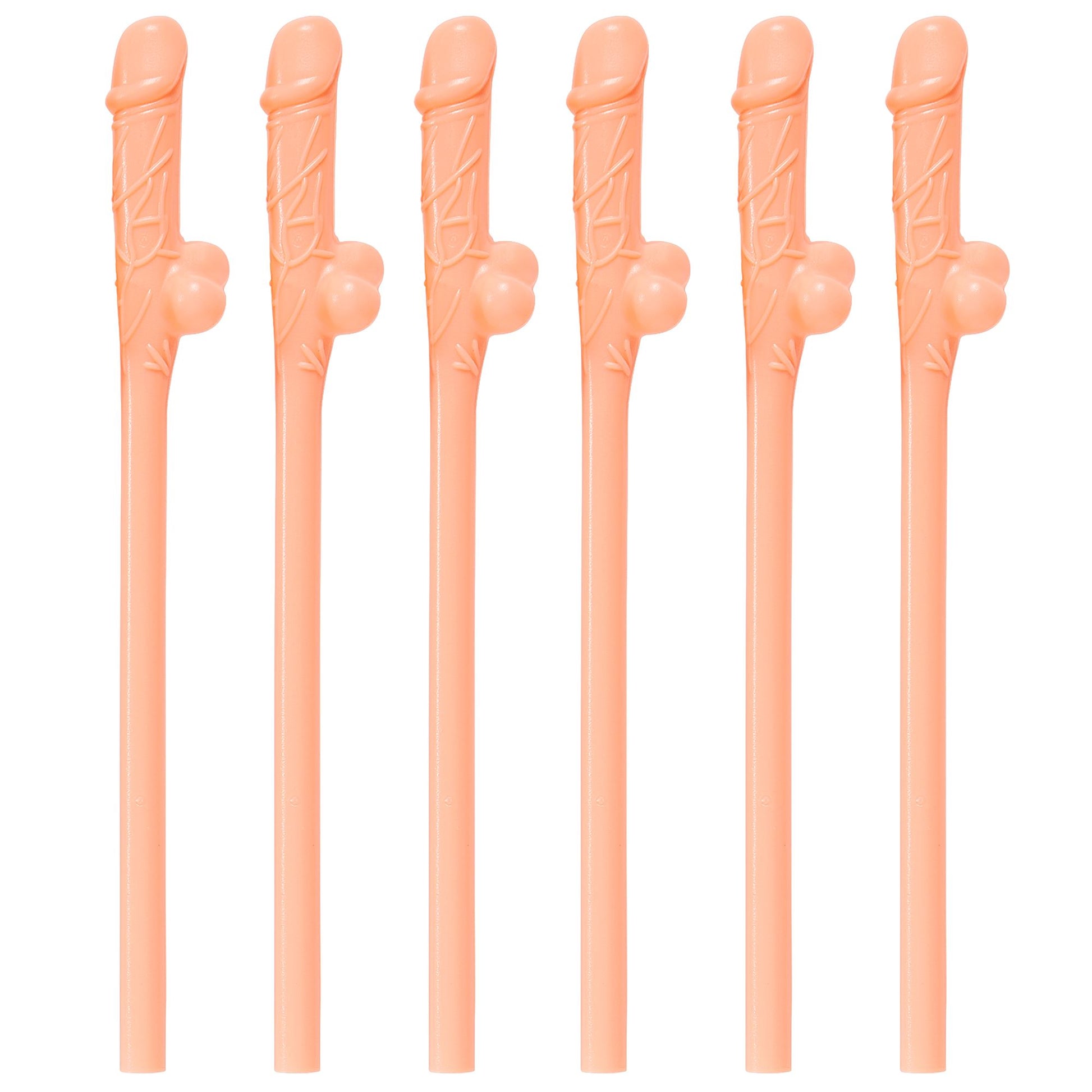 "Set von 6 WILLY STROHHALMEN" – Vorderansicht