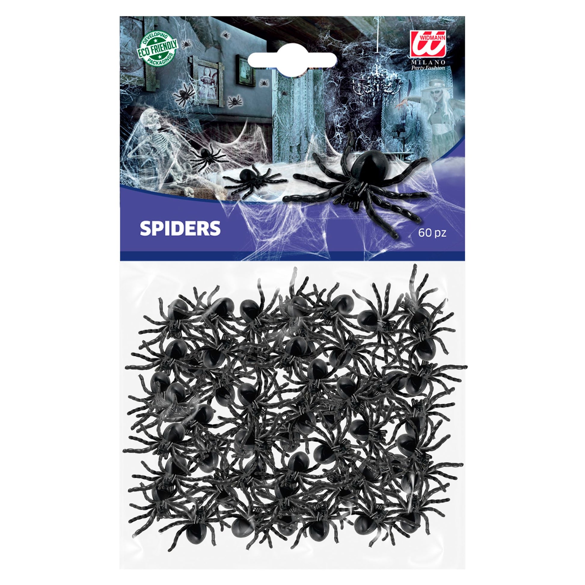 "Set von 60 SPINNEN" – Vorderansicht