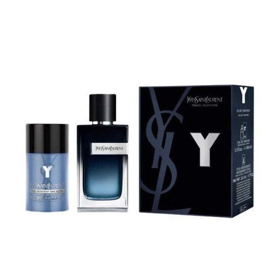 Yves Saint Laurent Parfümset Set Yves Saint Laurent: Y Intense, Eau De Parfum, For Men, 100 ml + Y, Anti-Perspirant, Deodoran