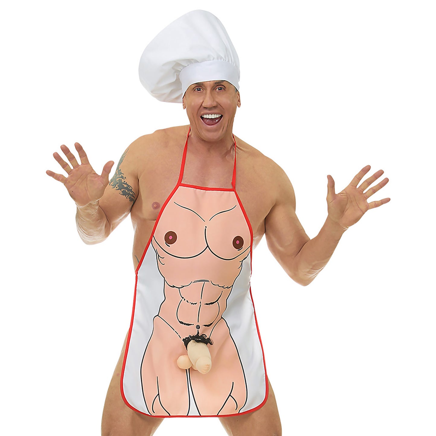 "SEXY SCHÜRZE MIT WILLY" – Vorderansicht
