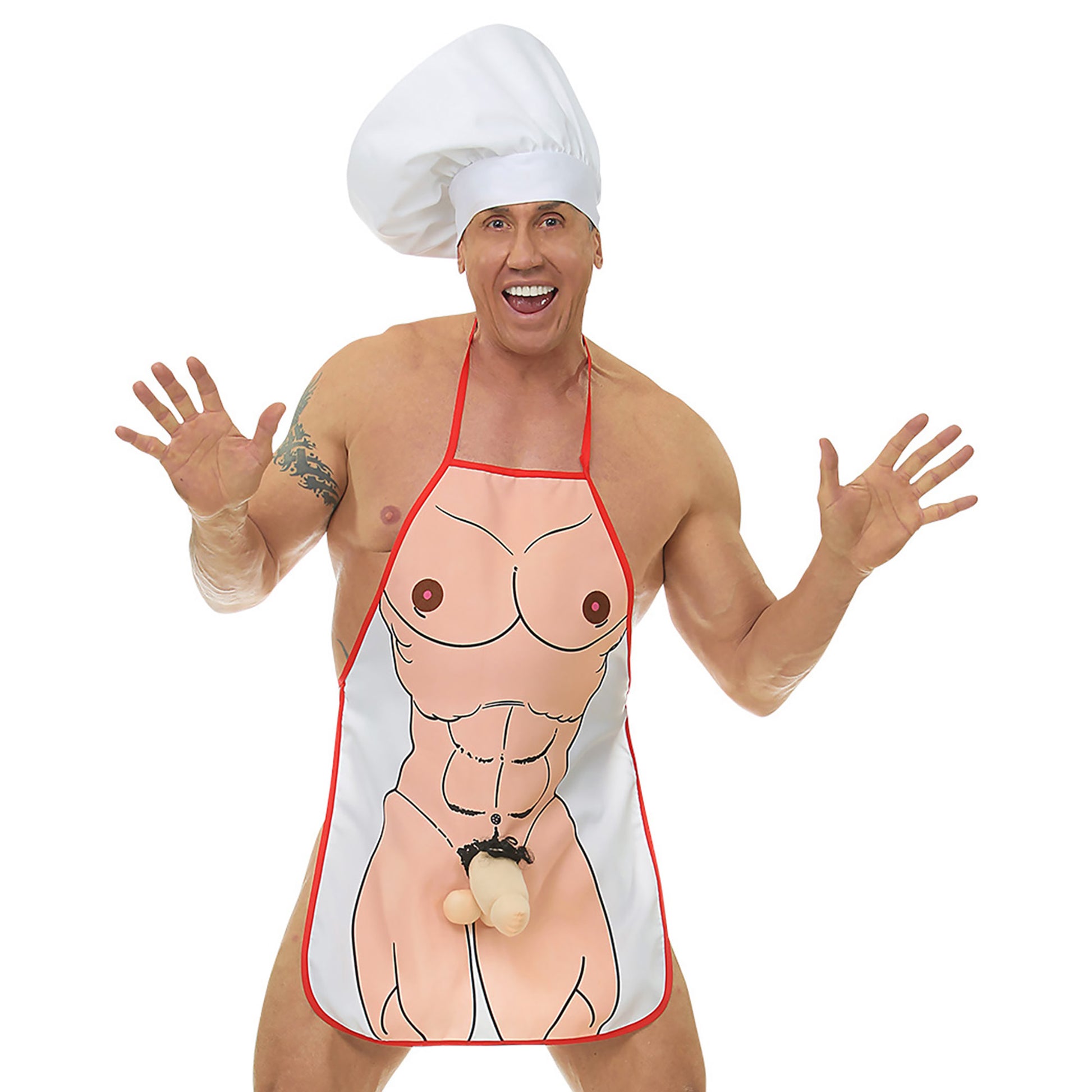 "SEXY SCHÜRZE MIT WILLY" – Vorderansicht