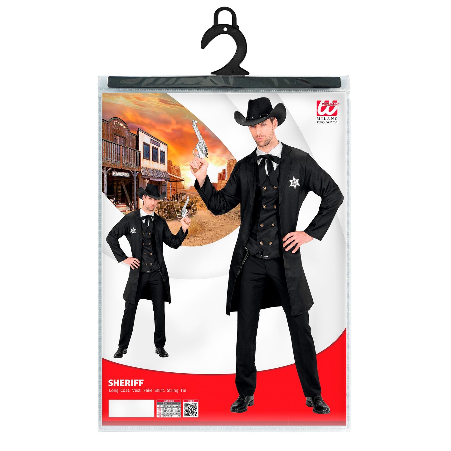 "SHERIFF" (Mantel, Weste, Kragen,String-Tie) – Ansicht 4
