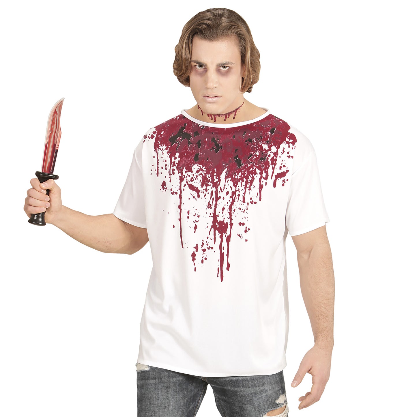 "SHIRT BLUTVERSCHMIERT" – Vorderansicht