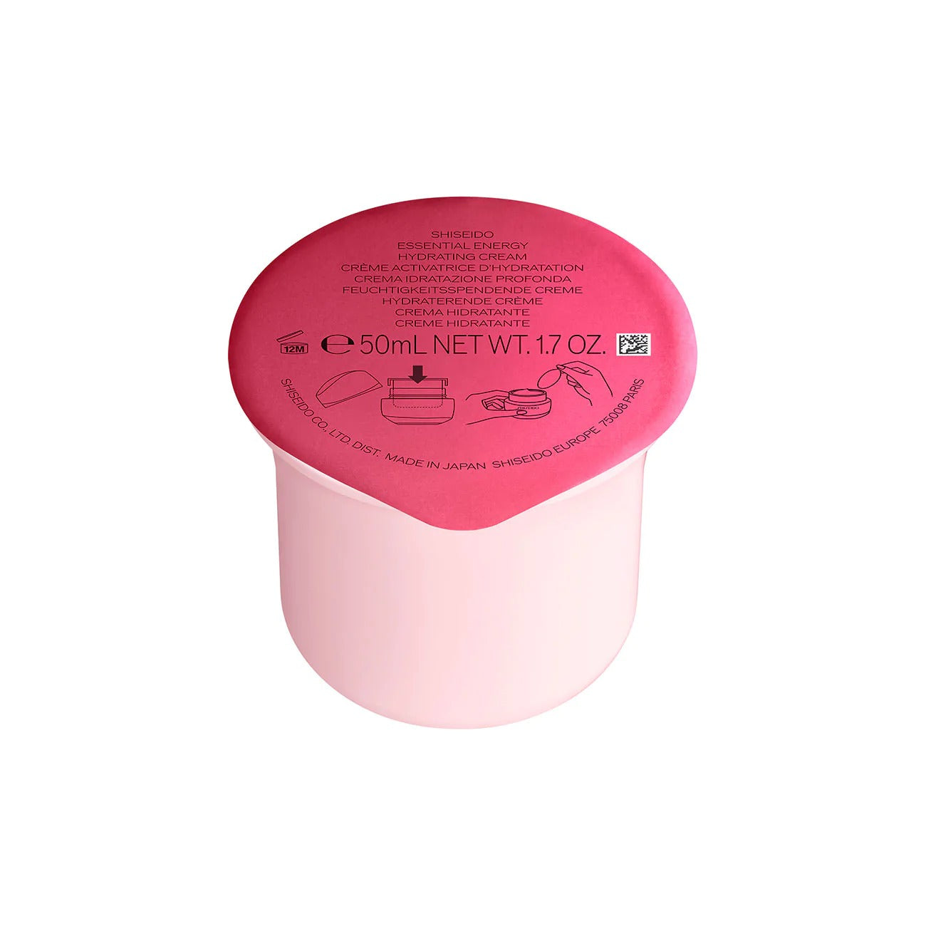 Shiseido, Essential Energy, Hydratisierend, Tag, Sahne, Für das Gesicht, SPF 20, Nachfüllen, Nachfüllbar, 50 ml