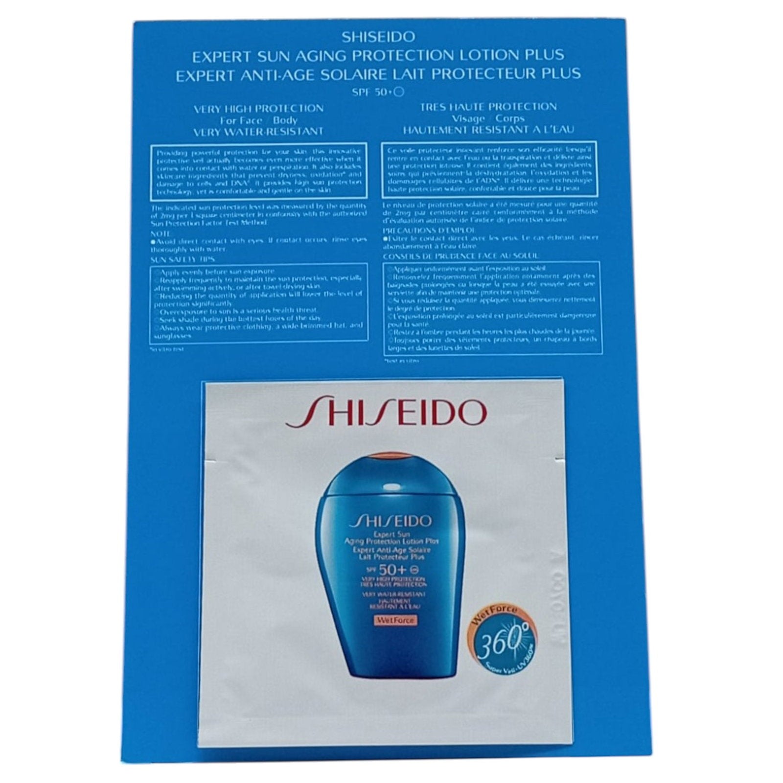 Shiseido Shiseido, Expert Sun, Sonnenschutz, Sonnencreme, SPF 50+, 2 ml *Muster Sample