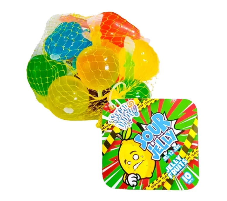 Sugar Daddy Fruchtgummi Fruit Shaped Jelly Fruits Sauer 315 g Netz