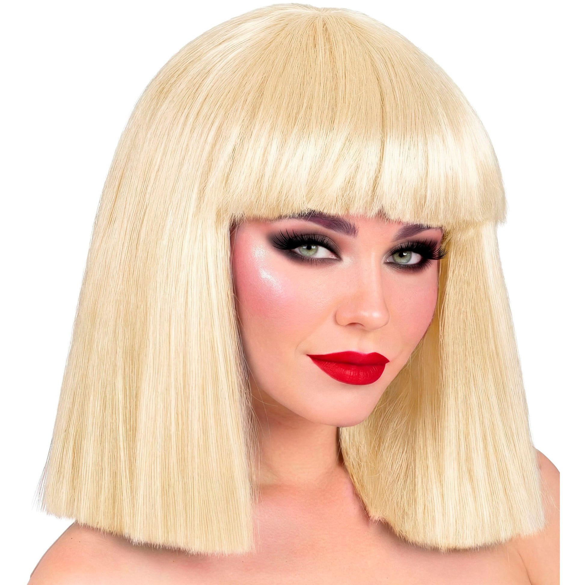 "SHOWGIRL PERÜCKE" blond in Box – Vorderansicht