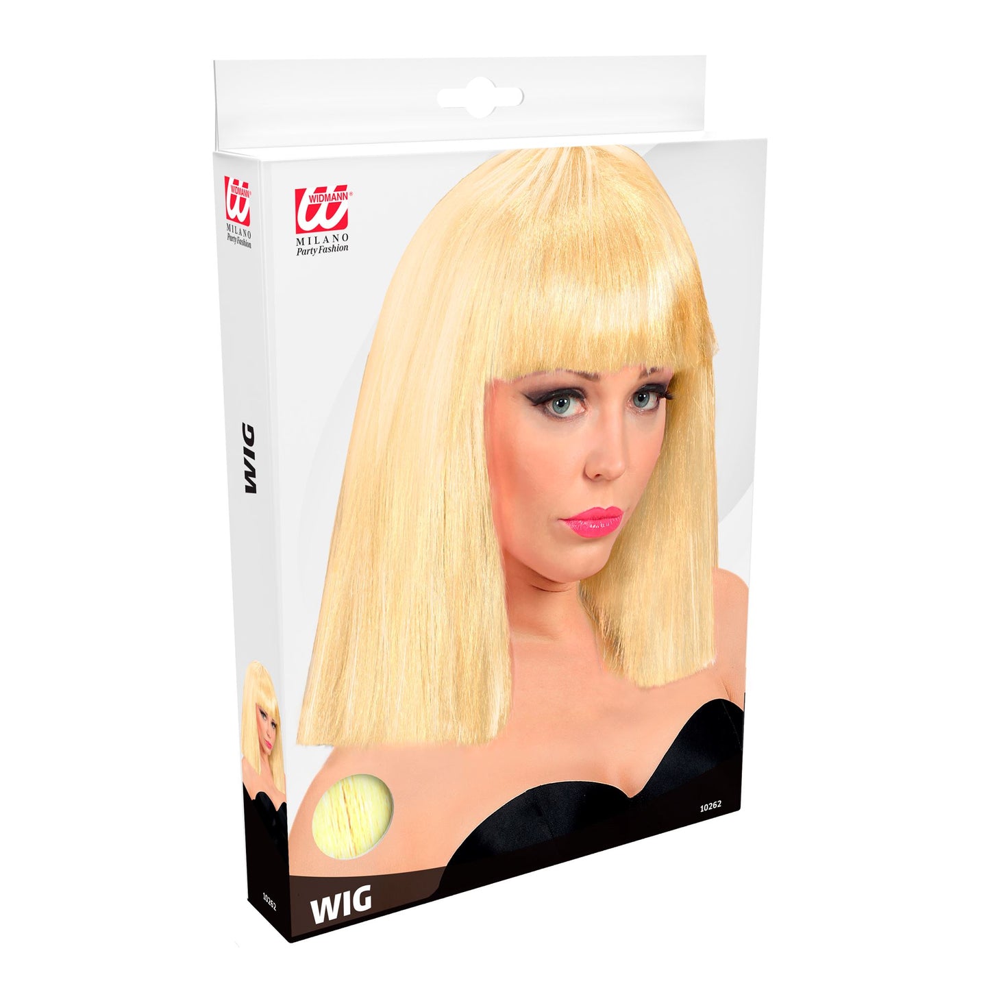 "SHOWGIRL PERÜCKE" blond in Box – Detailansicht