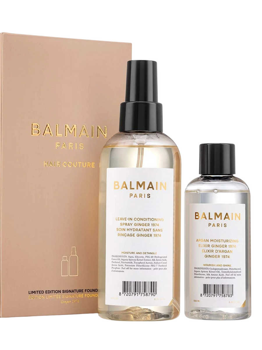Balmain Professionnel Haarpflegeset Signature Foundation Ginger Set Balmain Professionnel: Argan Moisturising Elixir, Hair Oi