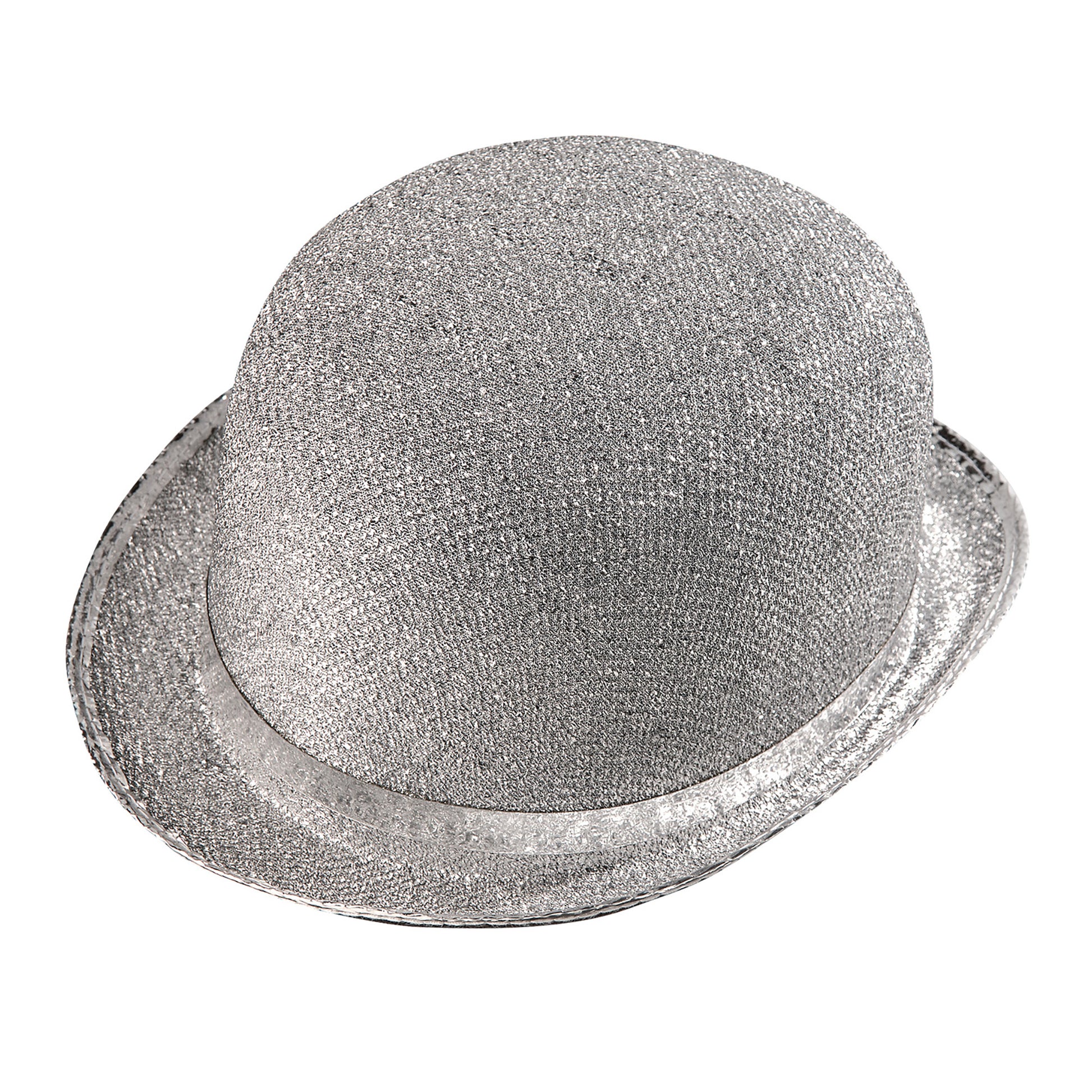 "SILBER LUREX MELONE" aus Filz – Vorderansicht